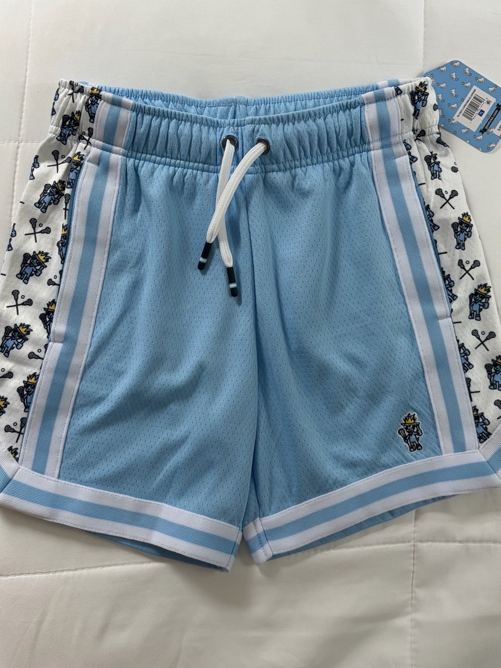 GOAT USA - Carolina Blue Boys Lacrosse Mesh Shorts